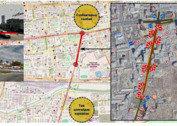 Төв шуудангийн уулзвараас Энхтайваны гүүр хүртэлх замыг хааж, хучилтын ажил хийнэ