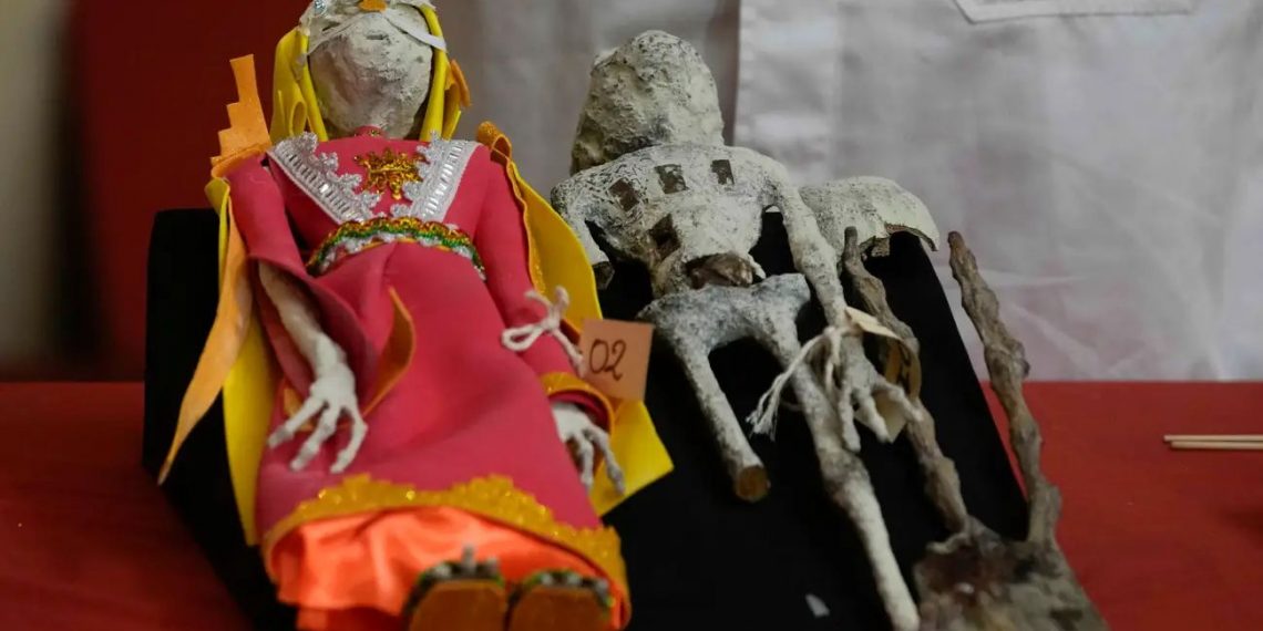 Перугийн гааль дээр хураагдсан харь гарагийнхны цогцсыг хүний гараар бүтээсэн хүүхэлдэй болохыг тогтоогджээ