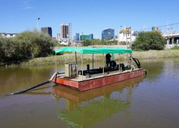 Дунд голын лаг хагшаасыг “River dredge pump” технологи ашиглан цэвэрлэж байна