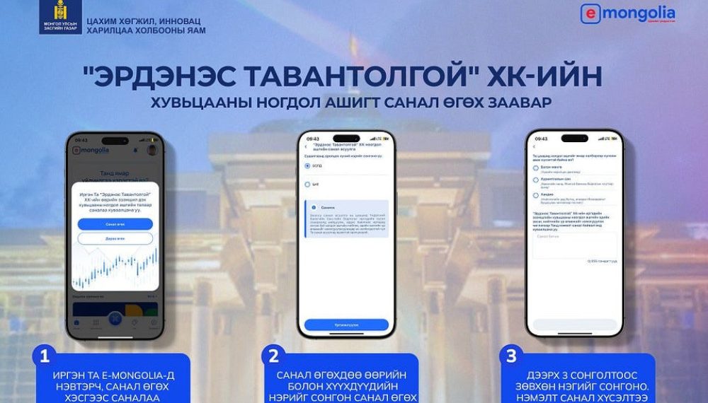 Санал өгөөгүй тохиолдолд ногдол ашиг шууд таны данс руу шилжинэ