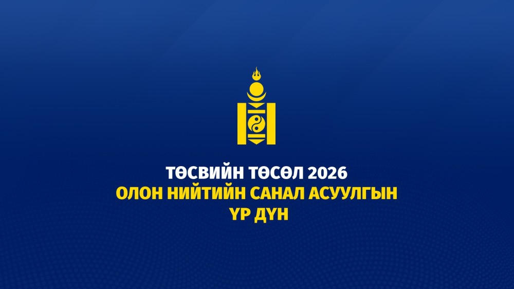 2026 оны төсвийн төсөлд татварын хувь хэмжээг бууруулахад 150 мянган иргэн санал өгчээ