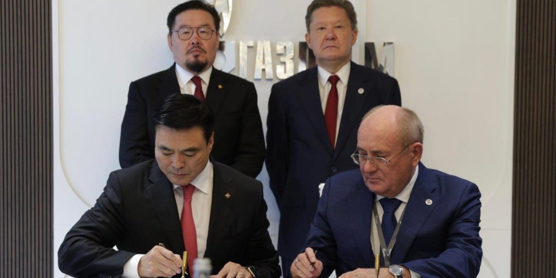 Монгол Улсын Засгийн газар “Газпром” НХН-тай хамтран ажиллах тухай санамж бичигт гарын үсэг зурлаа