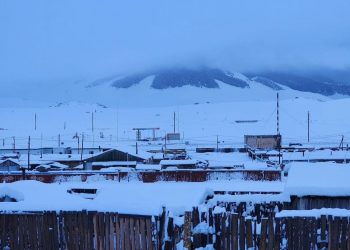 Урьд шөнө баруун аймгийн зарим нутгаар 25-30см зузаан цас оржээ