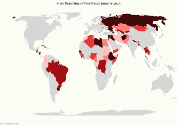 АНУ-ын цагаачлалын визний хоригт Монгол Улс багтжээ