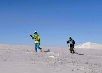 Дэд ахлагч Н.Мөнгөнцэцэг 427 км замыг цанаар туулна