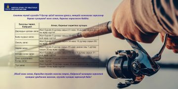 Загас барих, агнах хугацаа зургаадугаар сарын 15-ны өдрөөс эхэлнэ