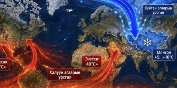 Зуны дунд сард цас орж, хөрсөн дээр цочир хүйтэрнэ