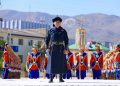 Ерөнхийлөгчийн зарлигаар Баян-Өлгий аймгийн нутагт орших Бөхөн уулын энгэрт Их Эзэн Чингис хааны шүтээн хөргийг заллаа