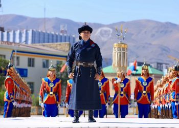 Ерөнхийлөгчийн зарлигаар Баян-Өлгий аймгийн нутагт орших Бөхөн уулын энгэрт Их Эзэн Чингис хааны шүтээн хөргийг заллаа