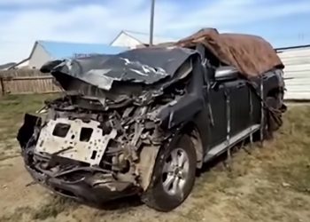 “Гацуурт”-н Л.Чинбат автомашинаараа олон тооны адуу мөргөж, осол гаргажээ