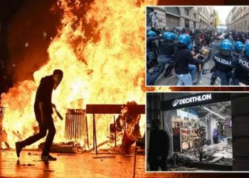 Франц даяар үймээн самуун, дээрэм тонуул эрчимжиж, 1,000 гаруй хүнийг баривчилжээ